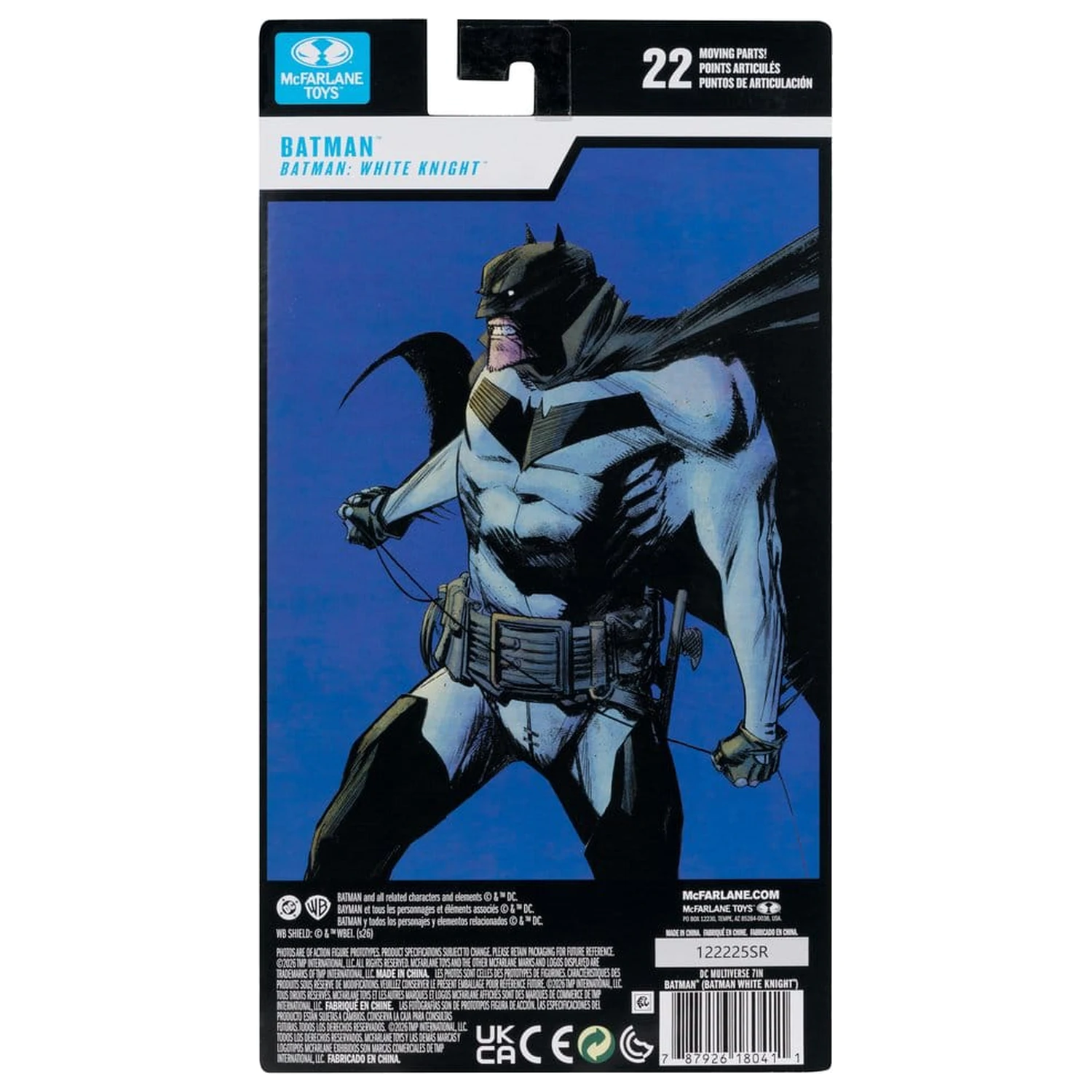 DC Multiverse Action Figure White Knight Batman (Blister Card) 18 cm product photo