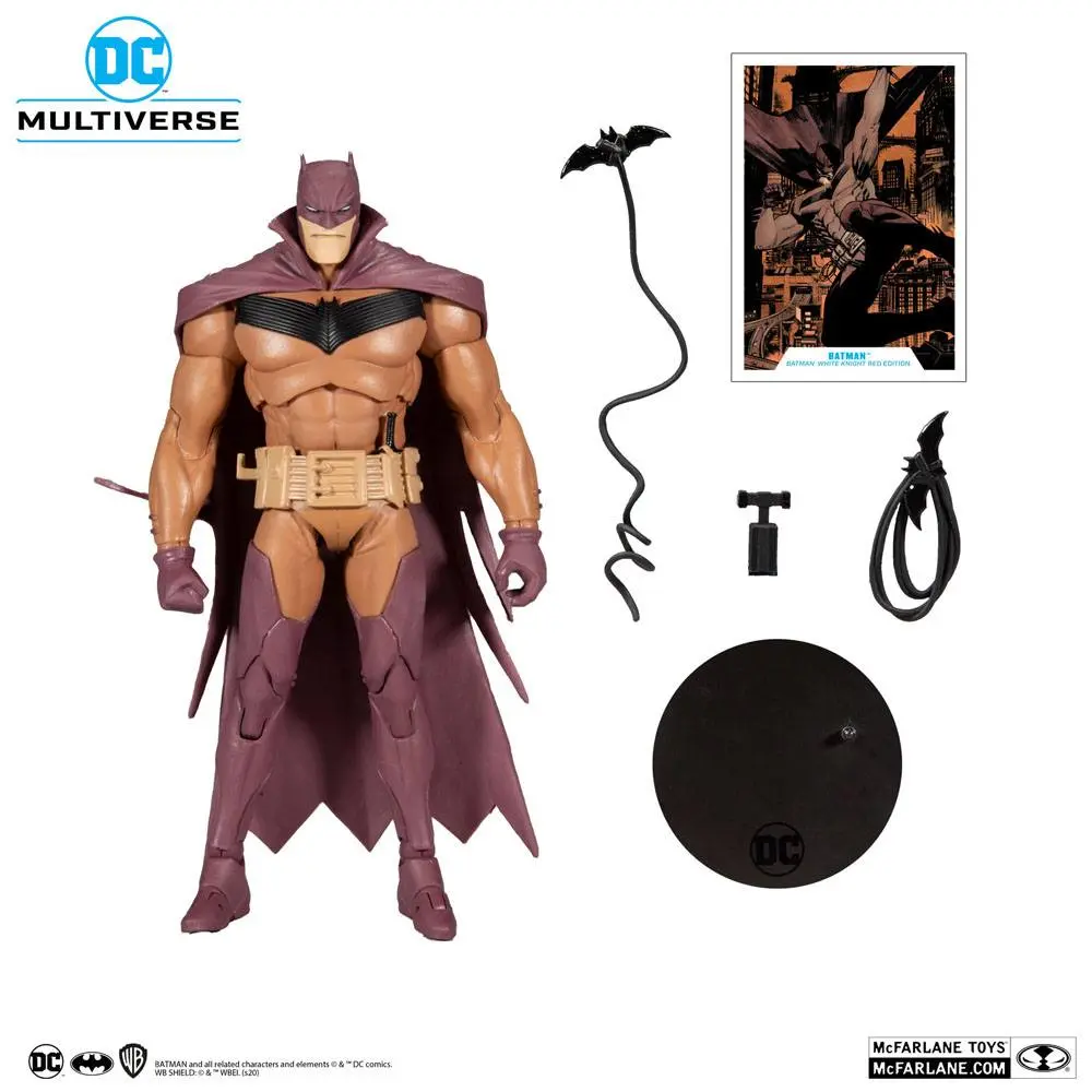 DC Multiverse Action Figure White Knight Batman (Red Variant) 18 cm product photo