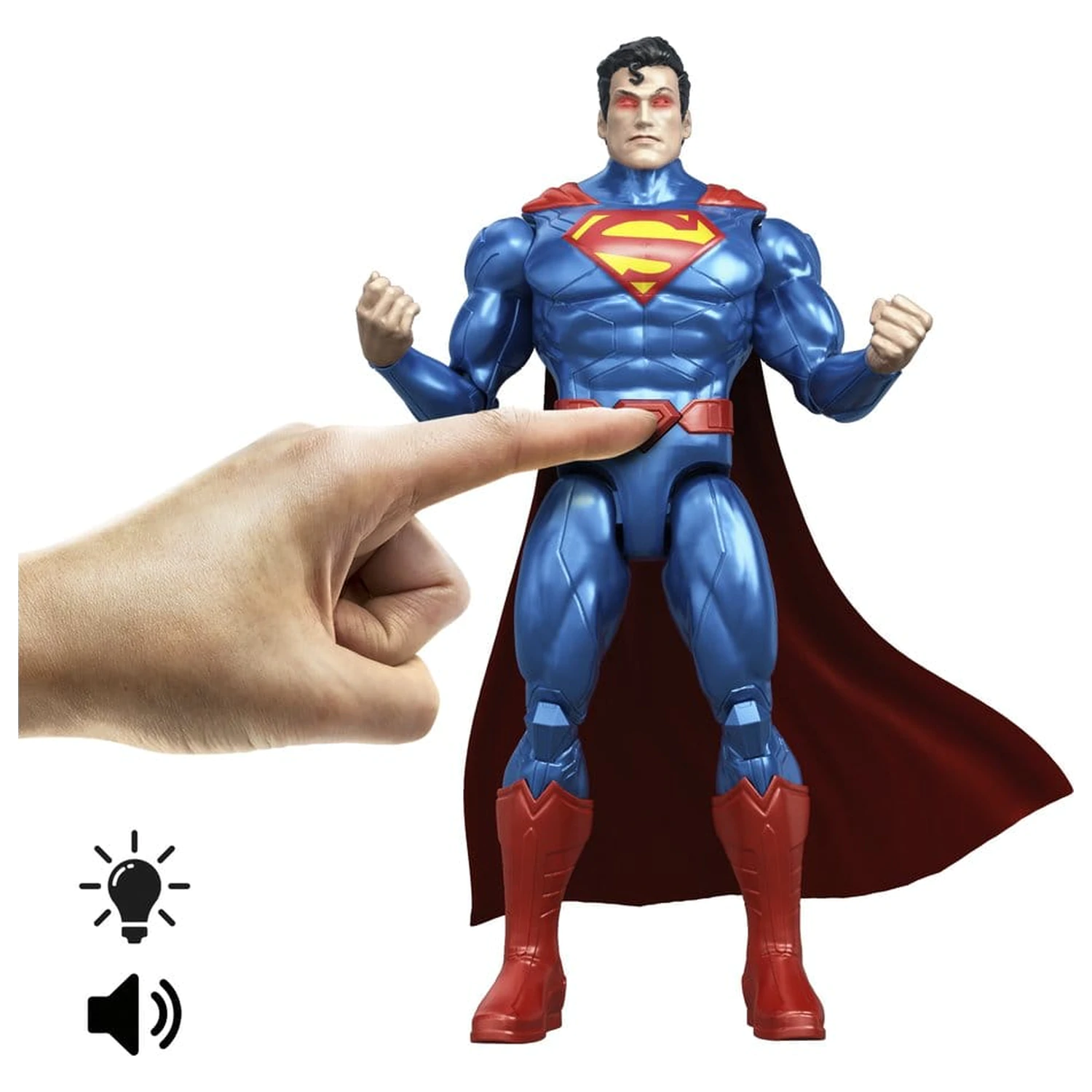 DC Premier Action Figure with Sound & Light Heat Vision Superman 16 cm product photo