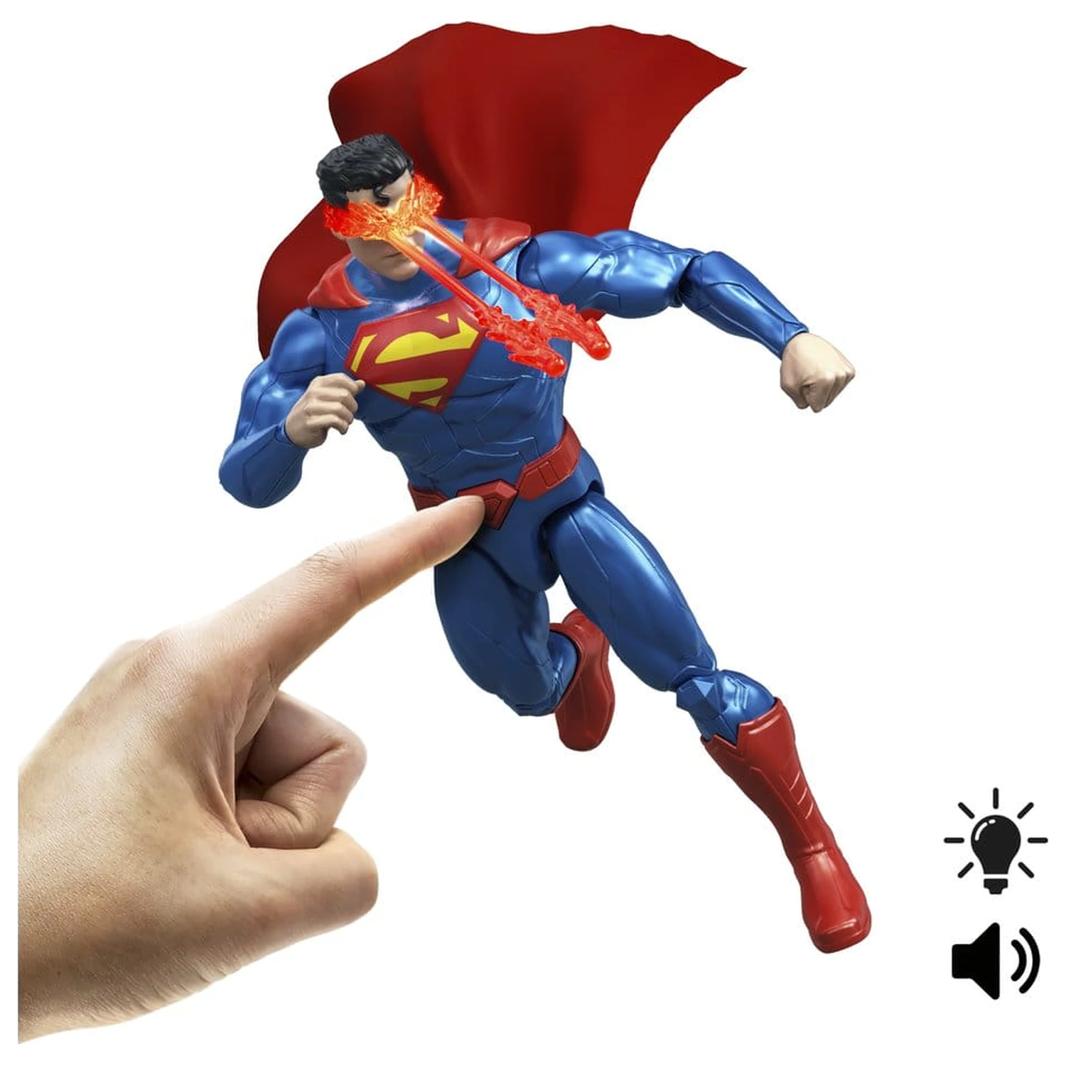 DC Premier Action Figure with Sound & Light Heat Vision Superman 16 cm product photo