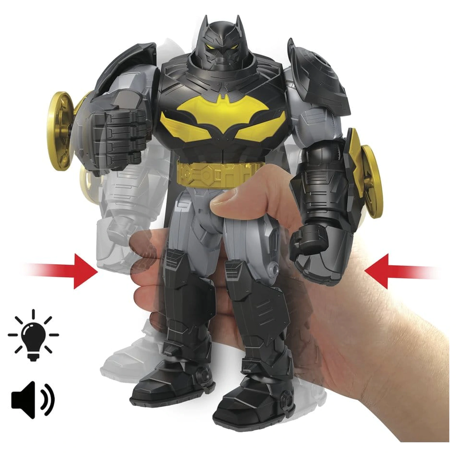 DC Premier Action Figure with Sound & Light Mecha Suit Batman 18 cm product photo