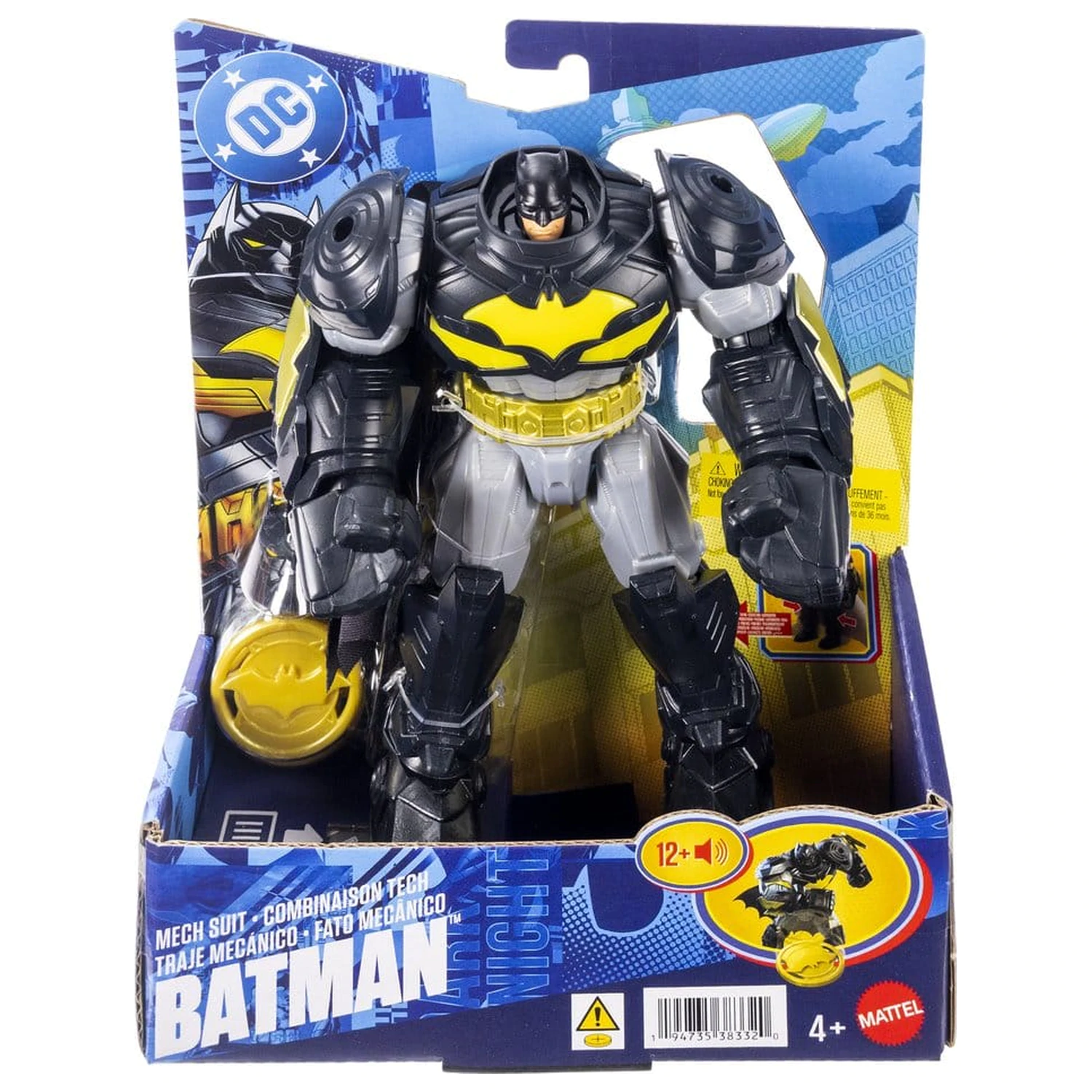DC Premier Action Figure with Sound & Light Mecha Suit Batman 18 cm product photo