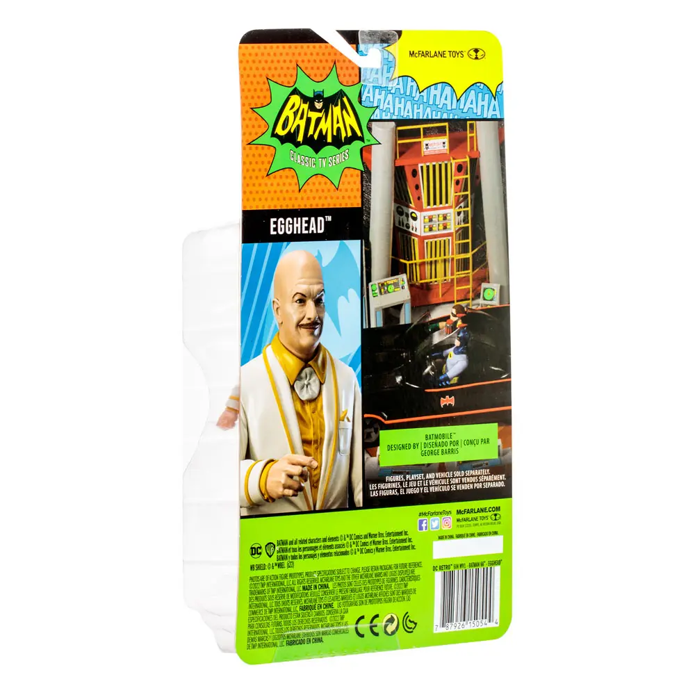DC Retro Action Figure Batman 66 Egghead 15 cm product photo