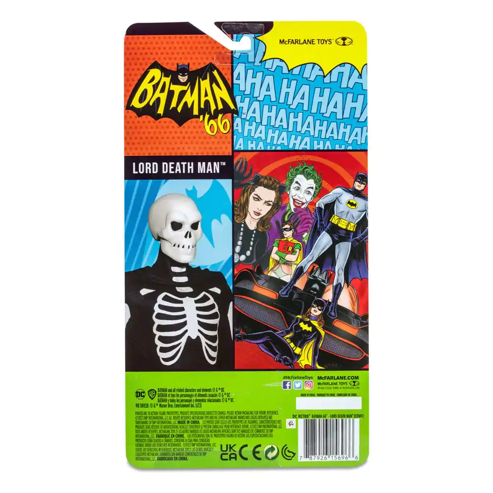 DC Retro Action Figure Batman 66 Lord Death Man (Comic) 15 cm product photo