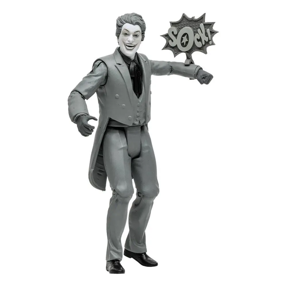 DC Retro Action Figure Batman 66 The Joker (Black & White TV Variant) 15 cm termékfotó