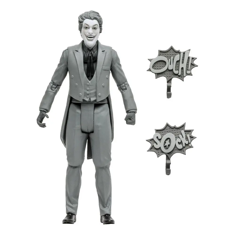 DC Retro Action Figure Batman 66 The Joker (Black & White TV Variant) 15 cm termékfotó