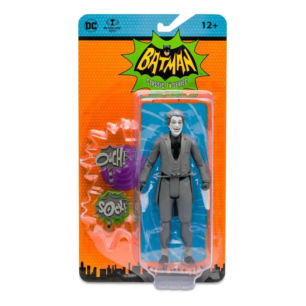 DC Retro Action Figure Batman 66 The Joker (Black & White TV Variant) 15 cm termékfotó