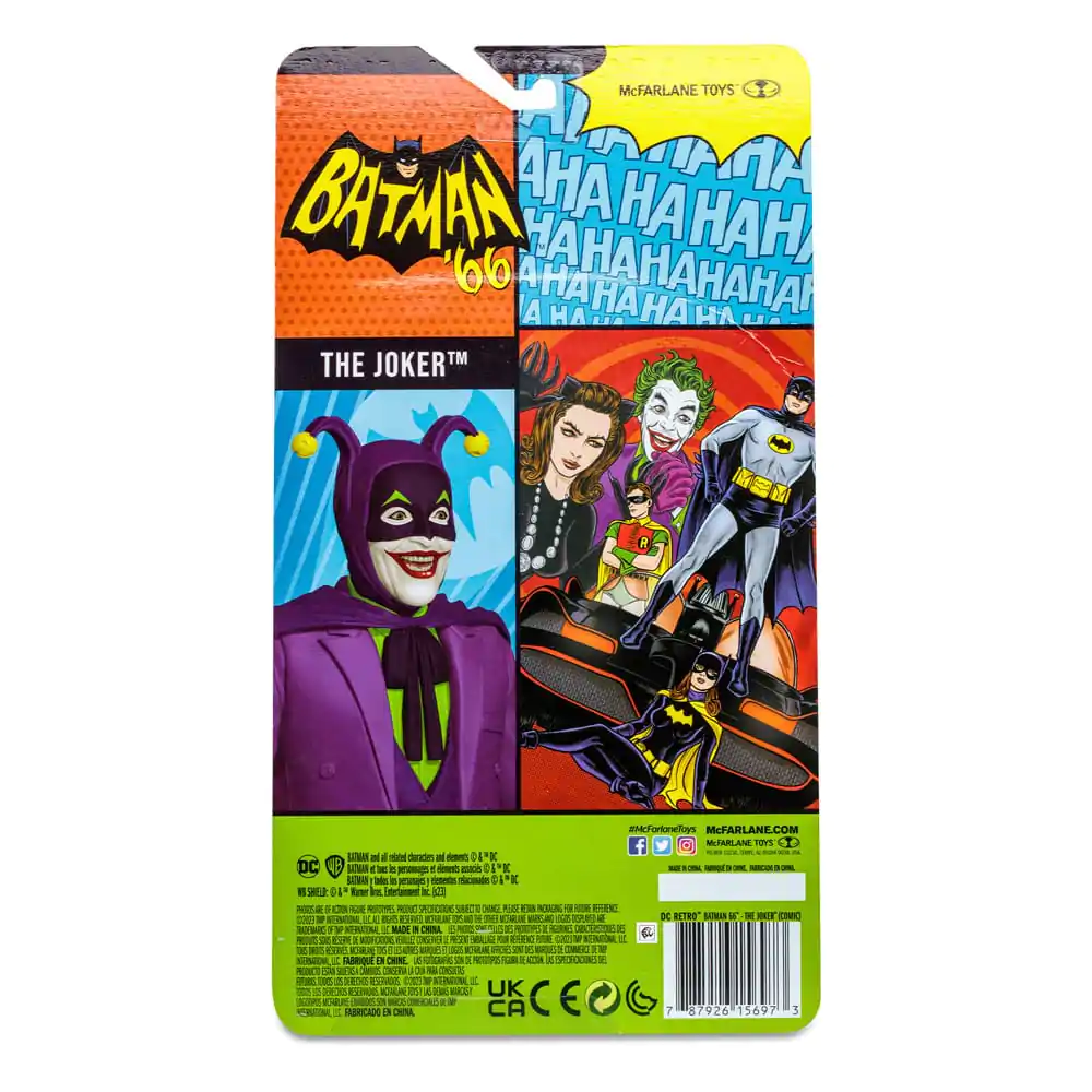 DC Retro Action Figure Batman 66 The Joker (Comic) 15 cm termékfotó