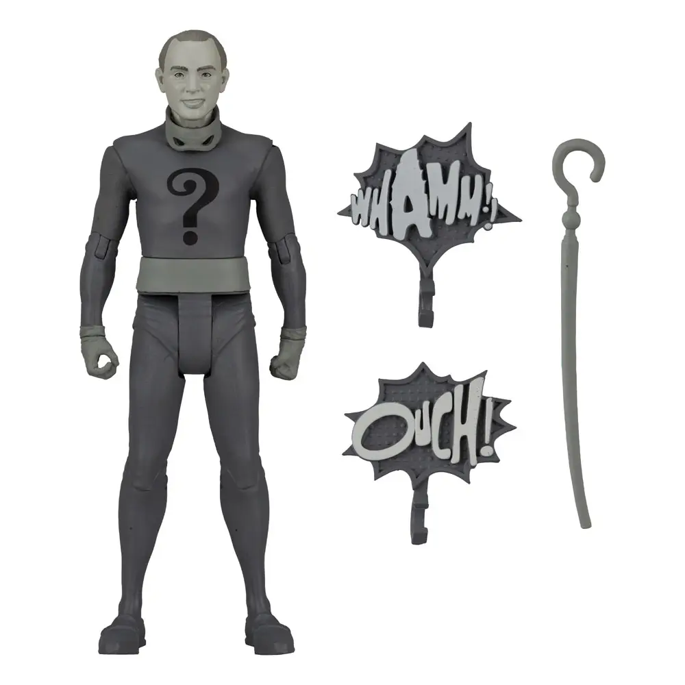 DC Retro Action Figure Batman 66 The Riddler (Black &amp; White TV Variant) 15 cm product photo