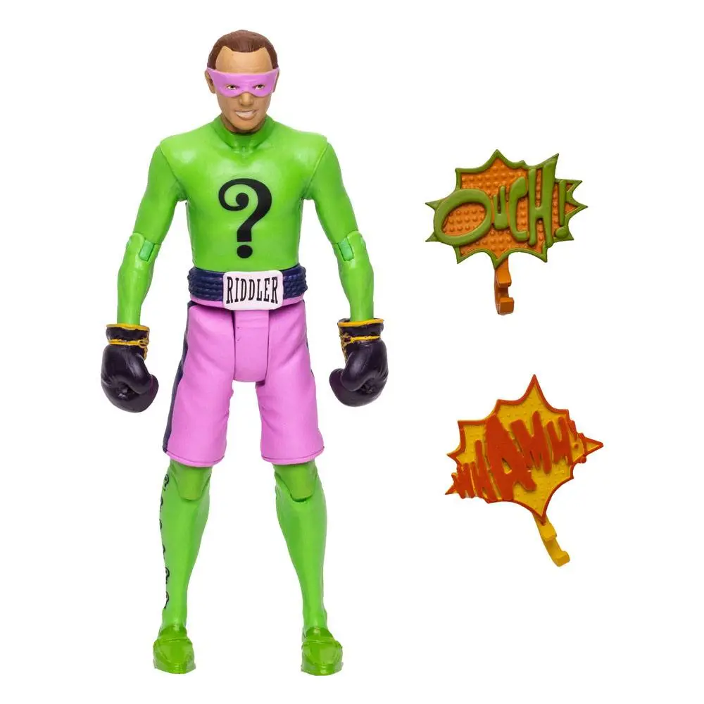 DC Retro Action Figure Batman 66 The Riddler in Boxing Gloves 15 cm product photo