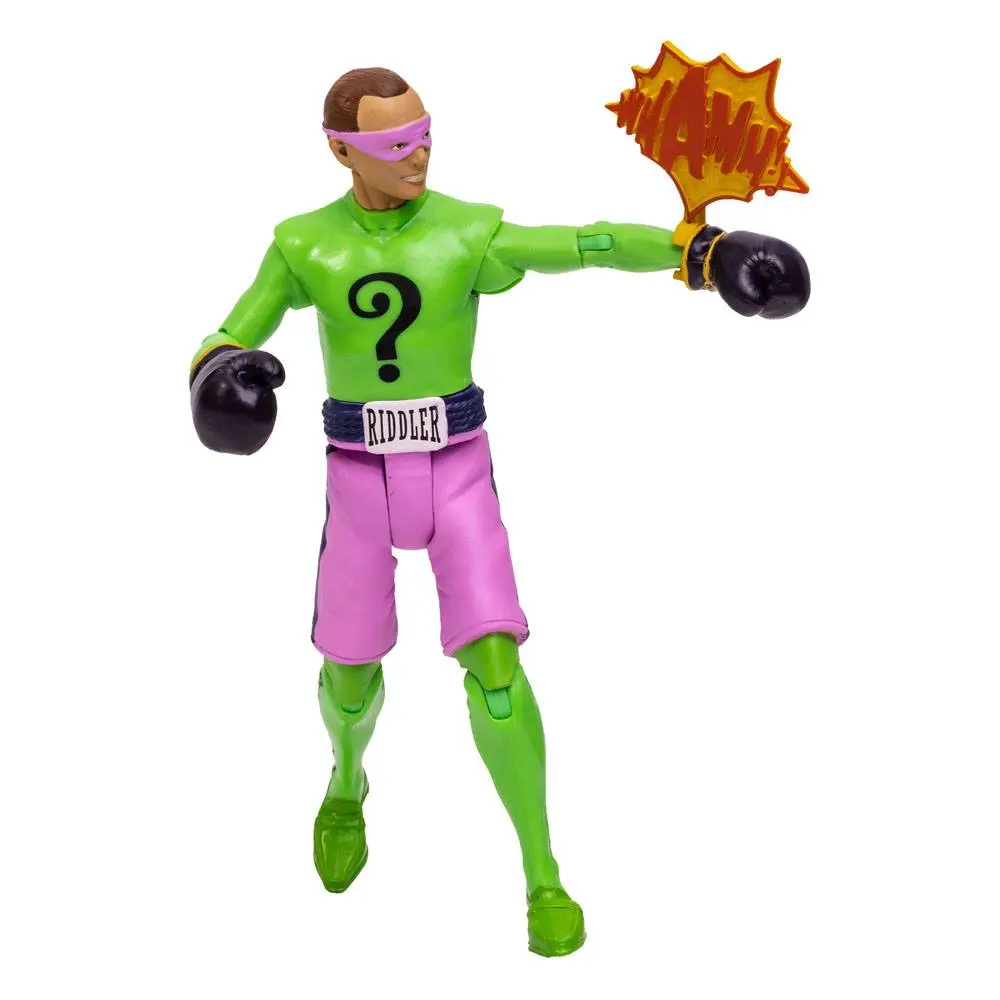 DC Retro Action Figure Batman 66 The Riddler in Boxing Gloves 15 cm product photo