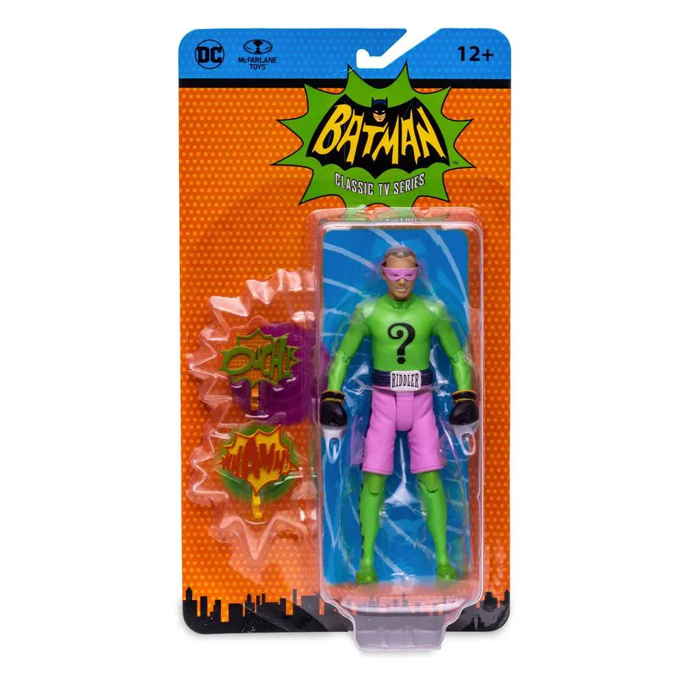 DC Retro Action Figure Batman 66 The Riddler in Boxing Gloves 15 cm product photo