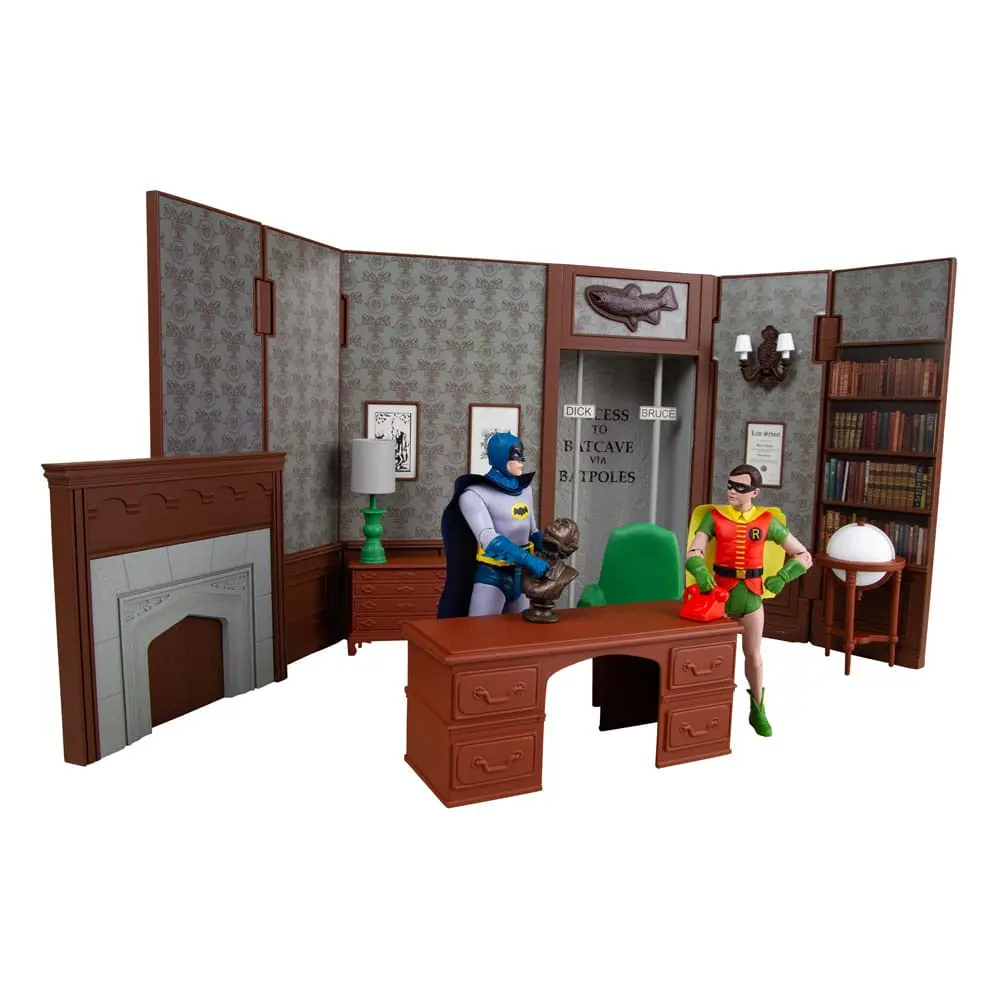 DC Retro Action Figure Batman 66 Wayne Manor Library product photo