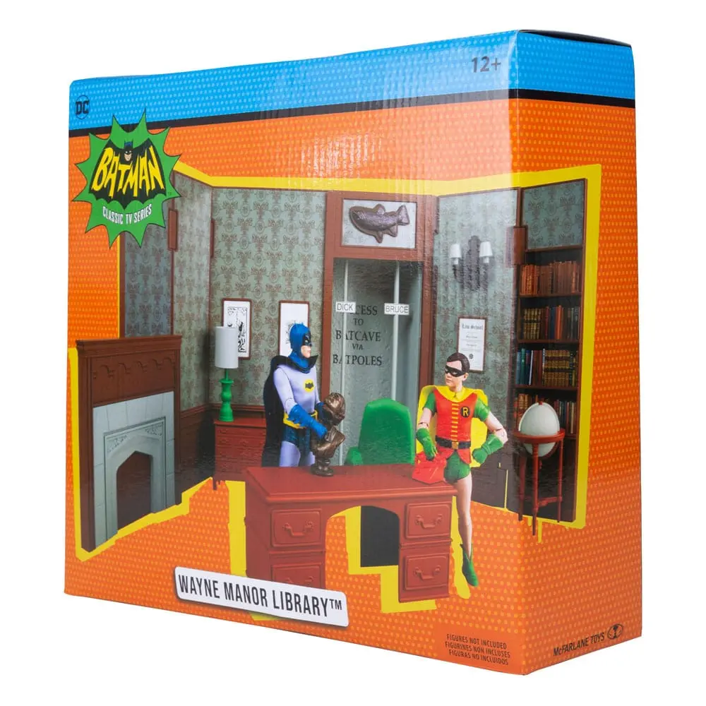 DC Retro Action Figure Batman 66 Wayne Manor Library product photo