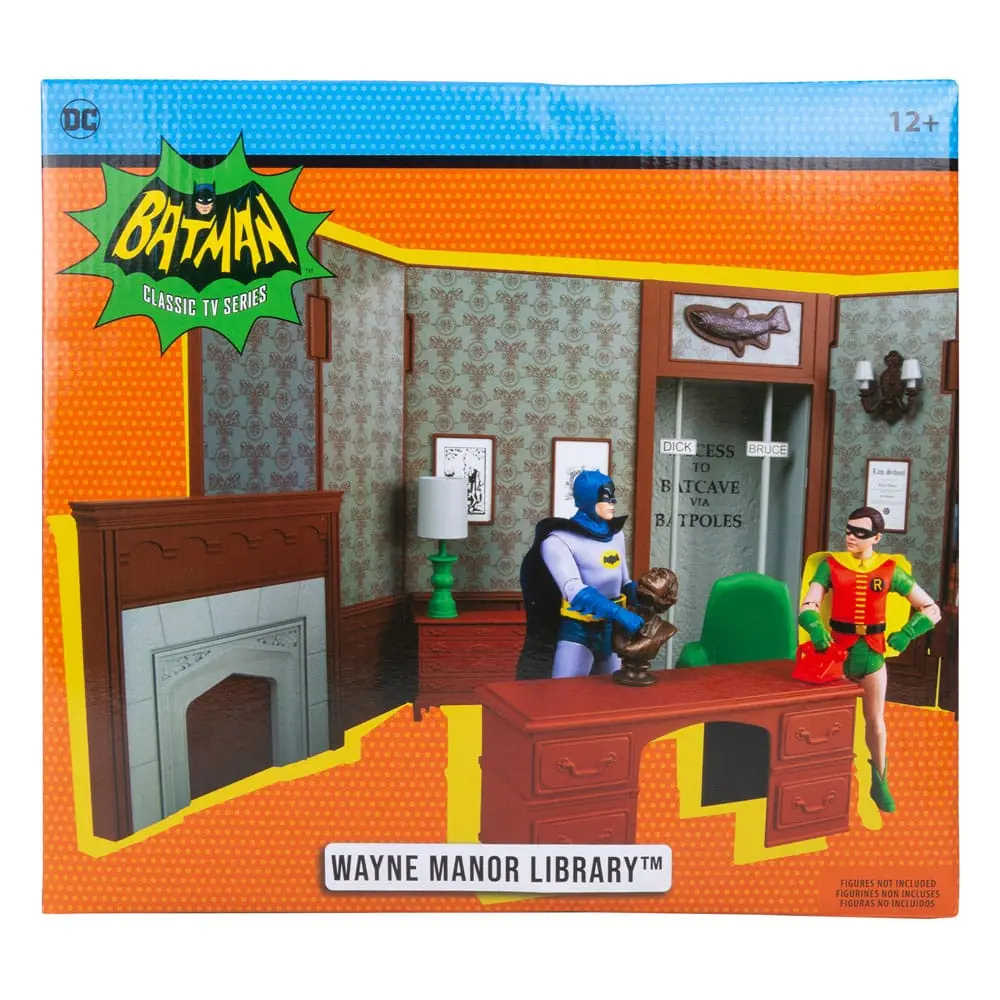 DC Retro Action Figure Batman 66 Wayne Manor Library product photo