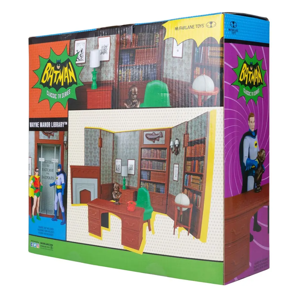 DC Retro Action Figure Batman 66 Wayne Manor Library product photo