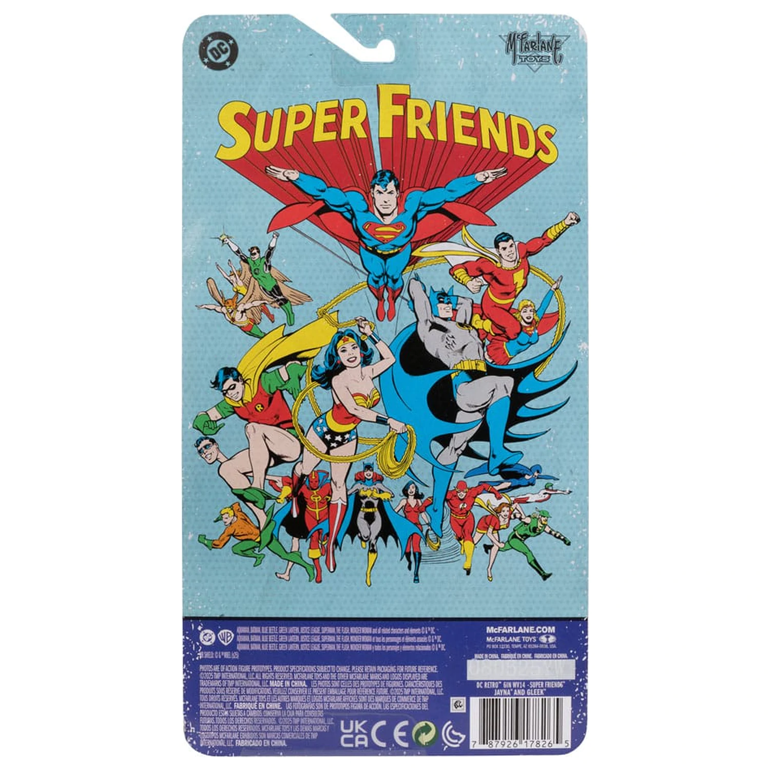 DC Retro Super Friends Action Figure Jayna & Gleek (Red Platinum Edition) 15 cm product photo