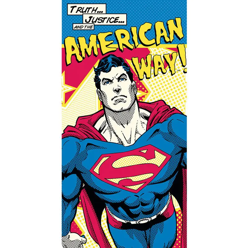 DC Superman American Way cotton towel product photo