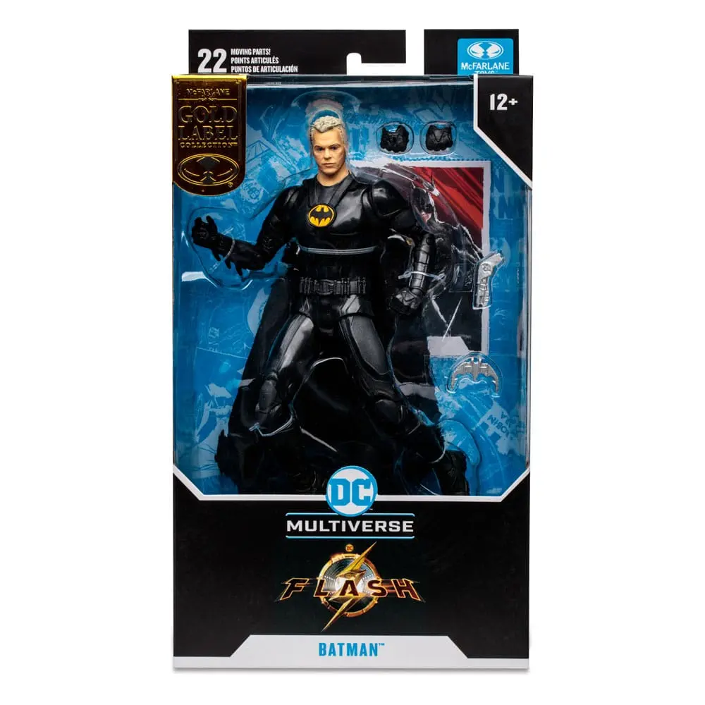 DC The Flash Movie Action Figure Batman Multiverse Unmasked (Gold Label) 18 cm product photo