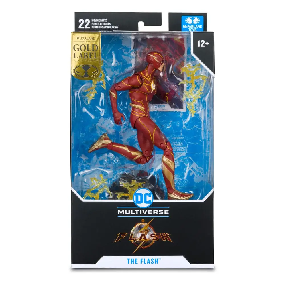 DC The Flash Movie Action Figure The Flash (Speed Force Variant) (Gold Label) 18 cm product photo