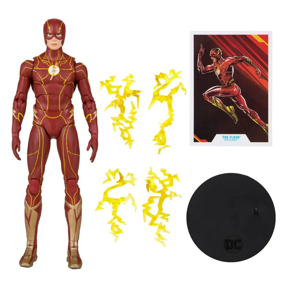 DC The Flash Movie Action Figure The Flash (Speed Force Variant) (Gold Label) 18 cm product photo