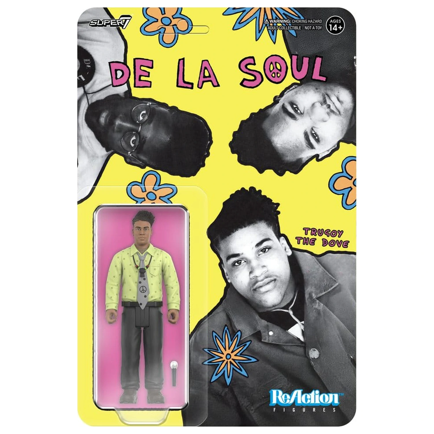 De La Soul ReAction Action Figure Wave 01 David "Trugoy the Dove" Jolicoeur (Me, Myself & I) product photo
