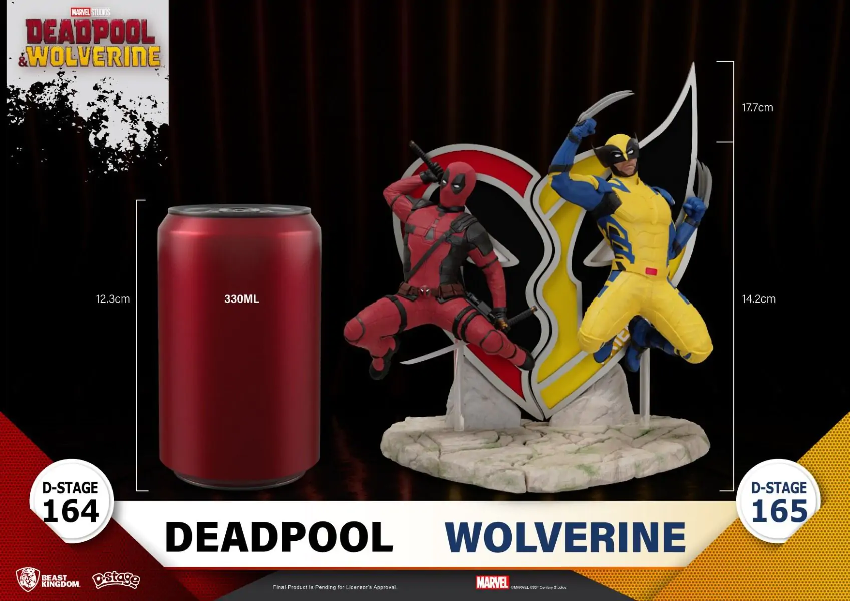 Deadpool 3 D-Stage PVC Diorama Wolverine 16 cm product photo