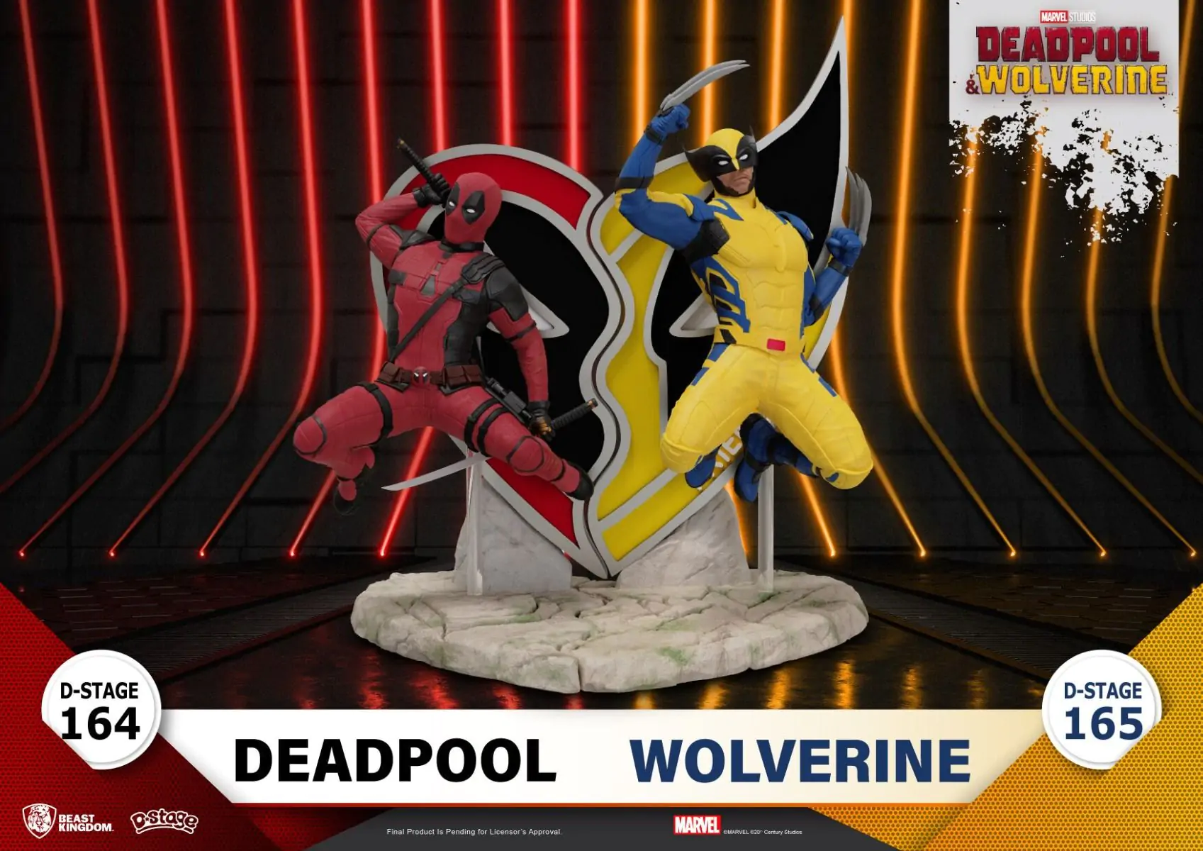 Deadpool 3 D-Stage PVC Diorama Wolverine 16 cm product photo