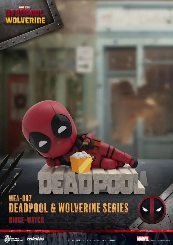 Deadpool 3 Deadpool & Wolverine Series Mini Egg Attack Figures Set 8 cm termékfotó