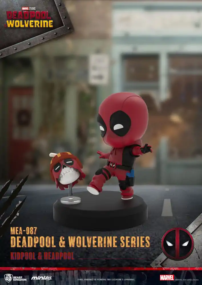 Deadpool 3 Deadpool & Wolverine Series Mini Egg Attack Figures Set 8 cm termékfotó