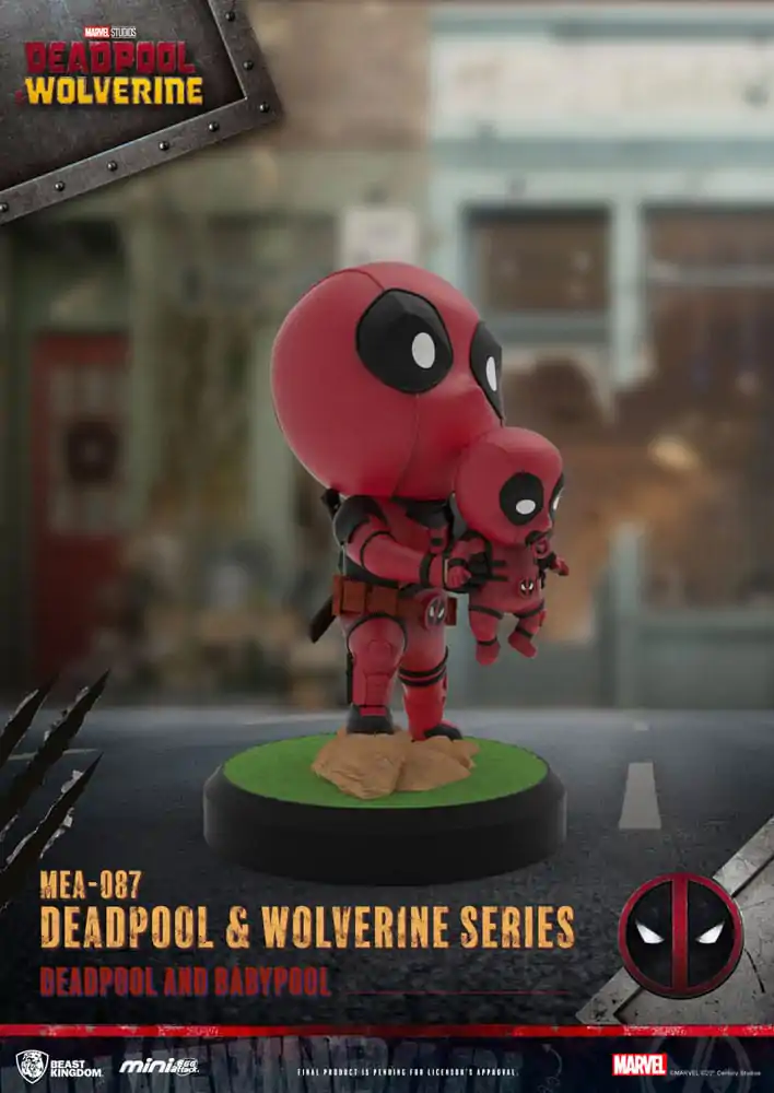 Deadpool 3 Deadpool & Wolverine Series Mini Egg Attack Figures Set 8 cm termékfotó