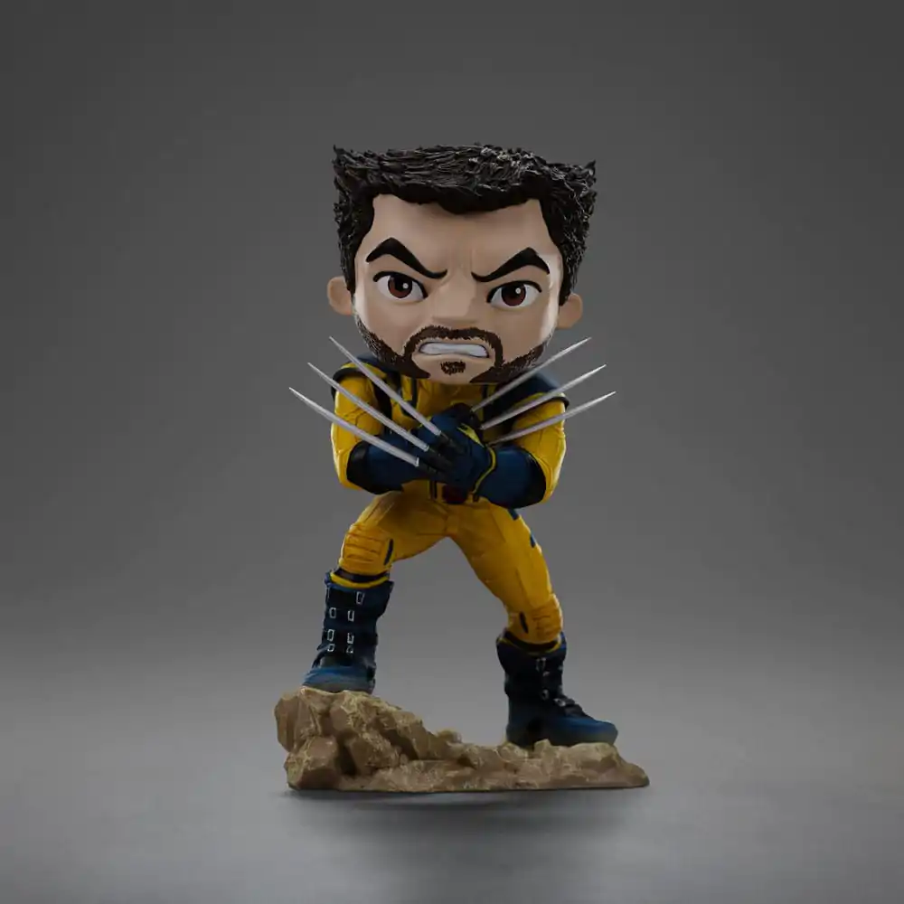 Deadpool &amp; Wolverine Mini Co. PVC Figure Deadpool and Wolverine set Unmasked 14 cm product photo