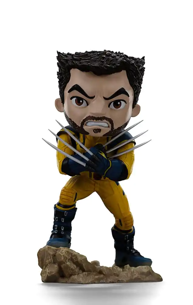 Deadpool &amp; Wolverine Mini Co. PVC Figure Deadpool and Wolverine set Unmasked 14 cm product photo