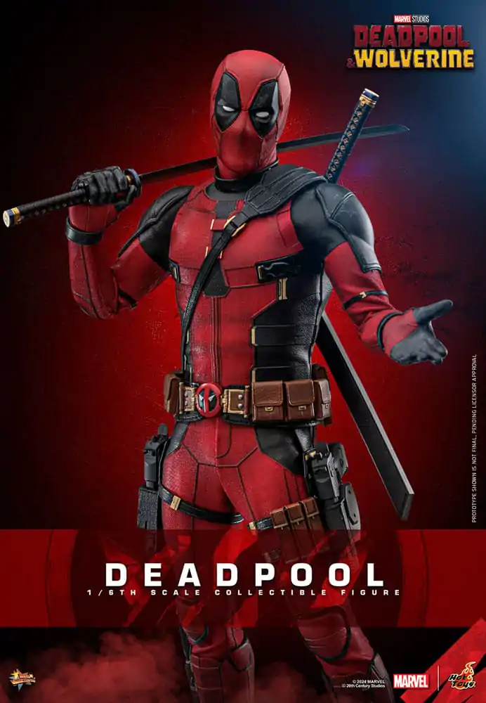 Deadpool & Wolverine Movie Masterpiece Action Figure 1/6 Deadpool 31 cm termékfotó