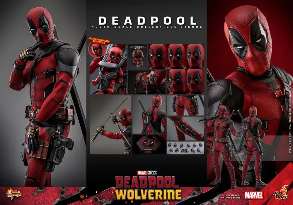 Deadpool & Wolverine Movie Masterpiece Action Figure 1/6 Deadpool 31 cm termékfotó