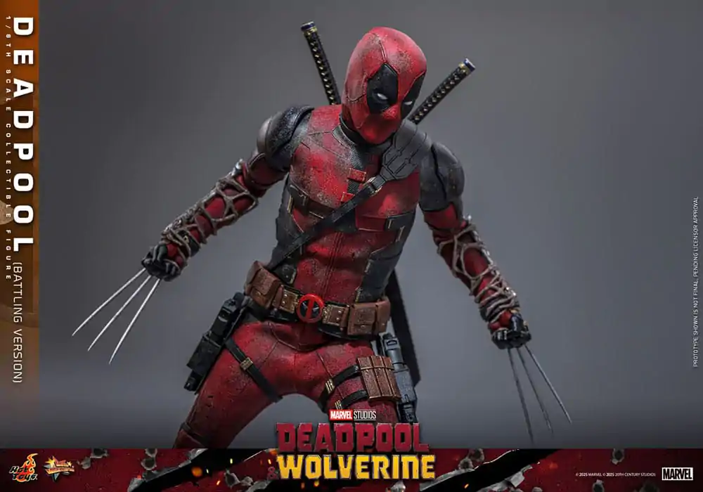 Deadpool &amp; Wolverine Movie Masterpiece Action Figure 1/6 Deadpool (Battling Version) 31 cm product photo