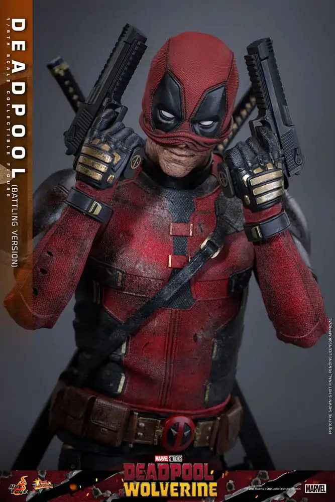 Deadpool &amp; Wolverine Movie Masterpiece Action Figure 1/6 Deadpool (Battling Version) 31 cm product photo