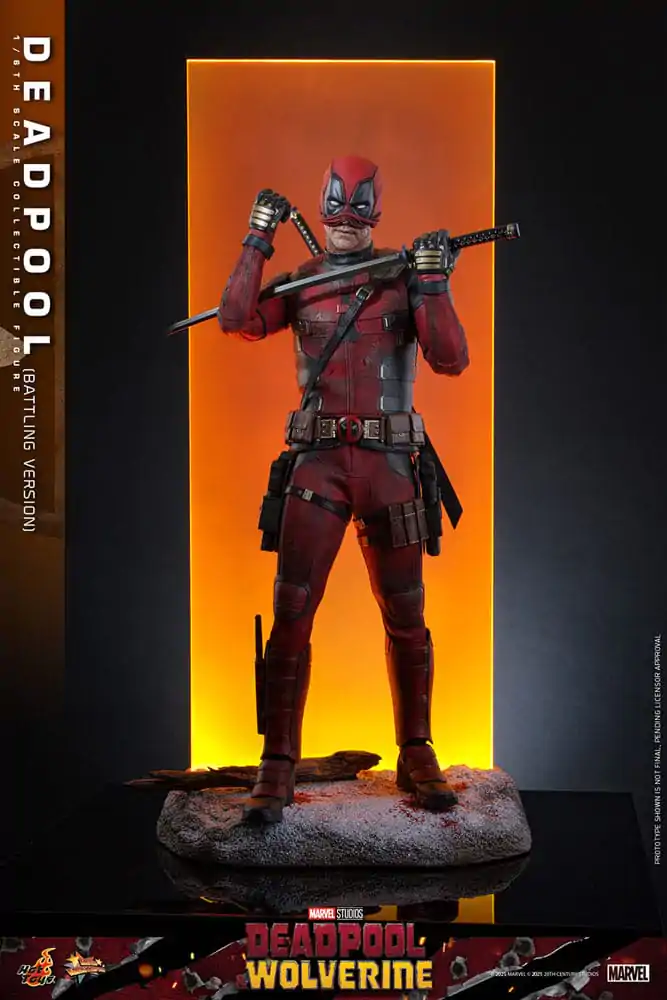 Deadpool &amp; Wolverine Movie Masterpiece Action Figure 1/6 Deadpool (Battling Version) 31 cm product photo