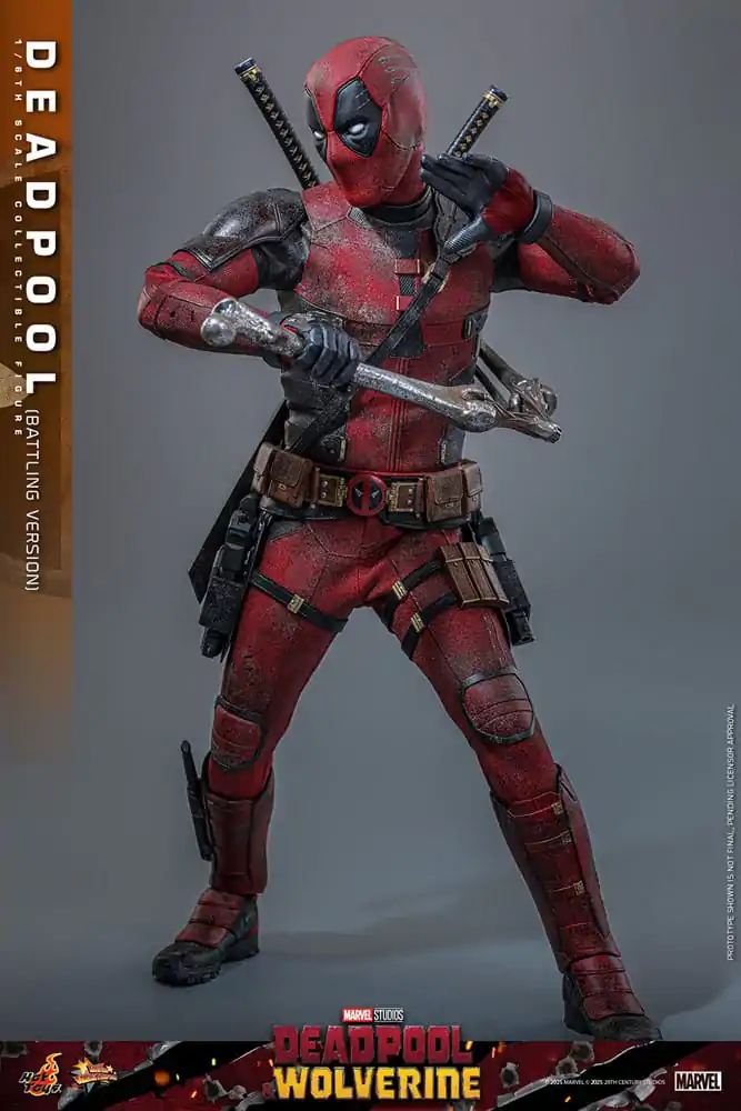 Deadpool &amp; Wolverine Movie Masterpiece Action Figure 1/6 Deadpool (Battling Version) 31 cm product photo