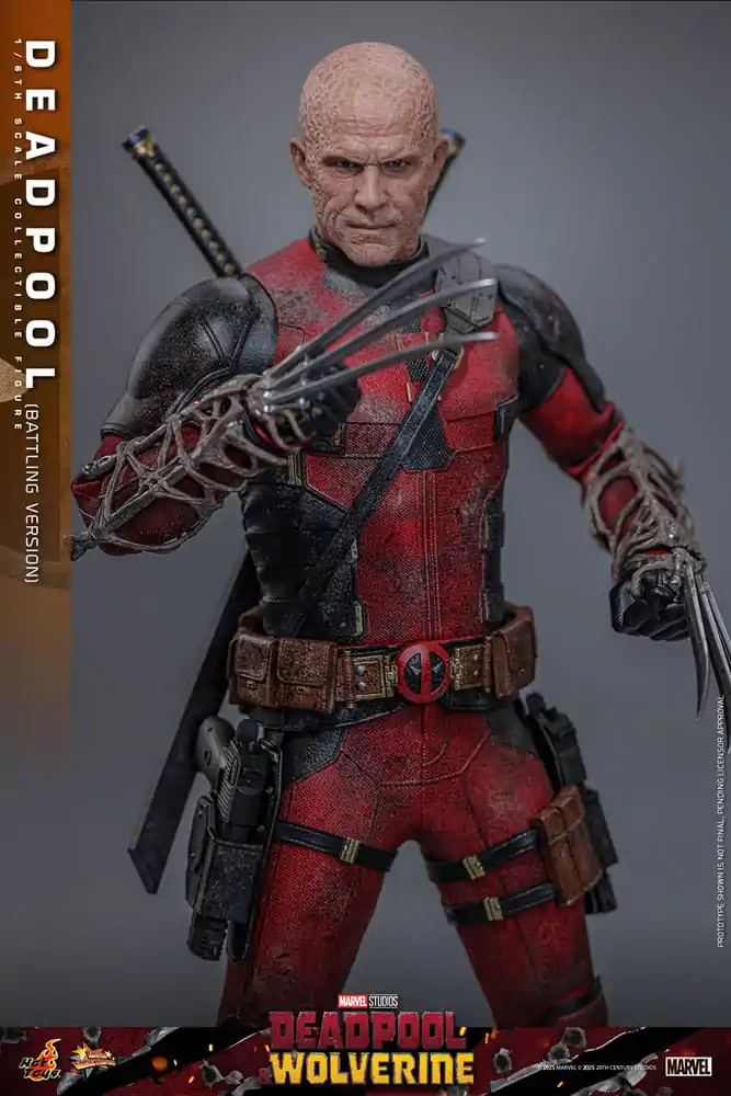 Deadpool &amp; Wolverine Movie Masterpiece Action Figure 1/6 Deadpool (Battling Version) 31 cm product photo