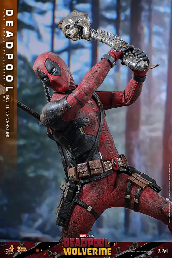 Deadpool &amp; Wolverine Movie Masterpiece Action Figure 1/6 Deadpool (Battling Version) 31 cm product photo