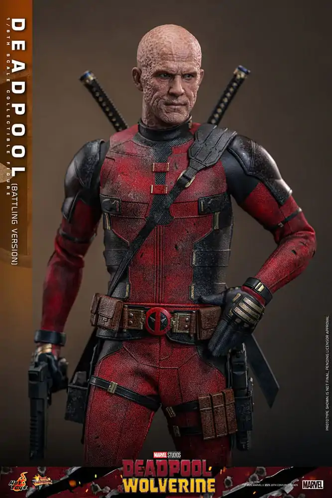 Deadpool &amp; Wolverine Movie Masterpiece Action Figure 1/6 Deadpool (Battling Version) 31 cm product photo