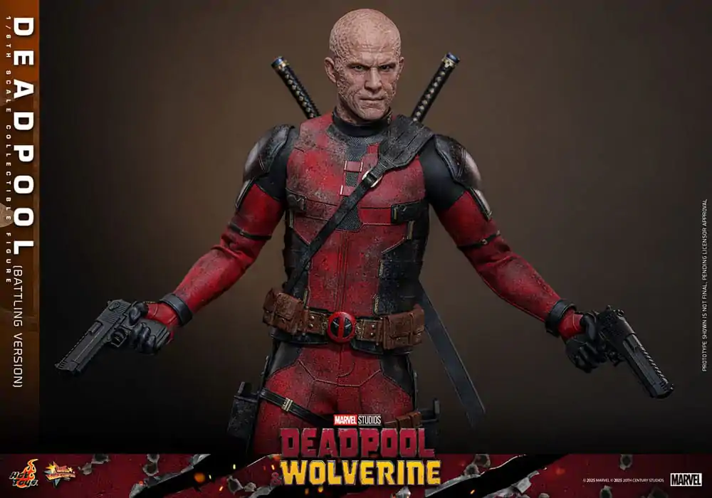 Deadpool &amp; Wolverine Movie Masterpiece Action Figure 1/6 Deadpool (Battling Version) 31 cm product photo