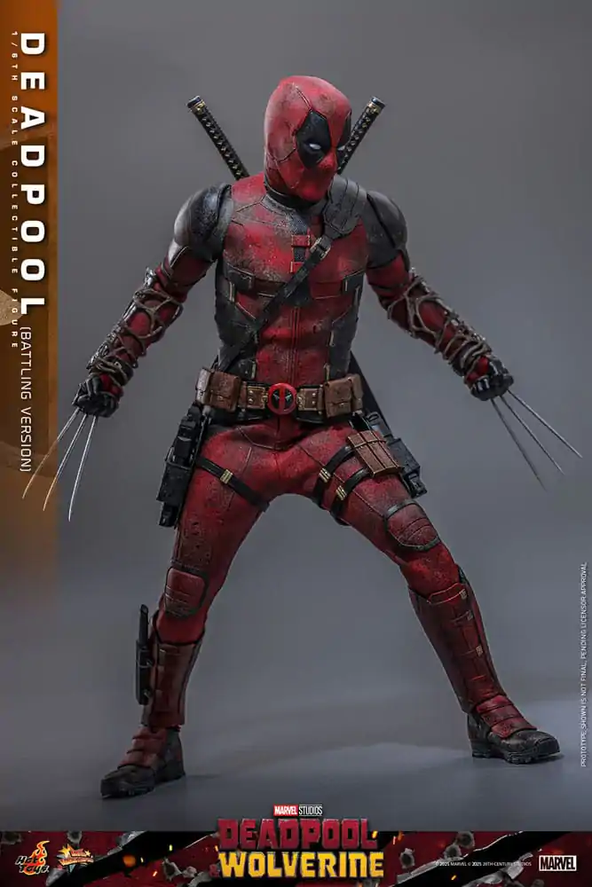 Deadpool &amp; Wolverine Movie Masterpiece Action Figure 1/6 Deadpool (Battling Version) 31 cm product photo