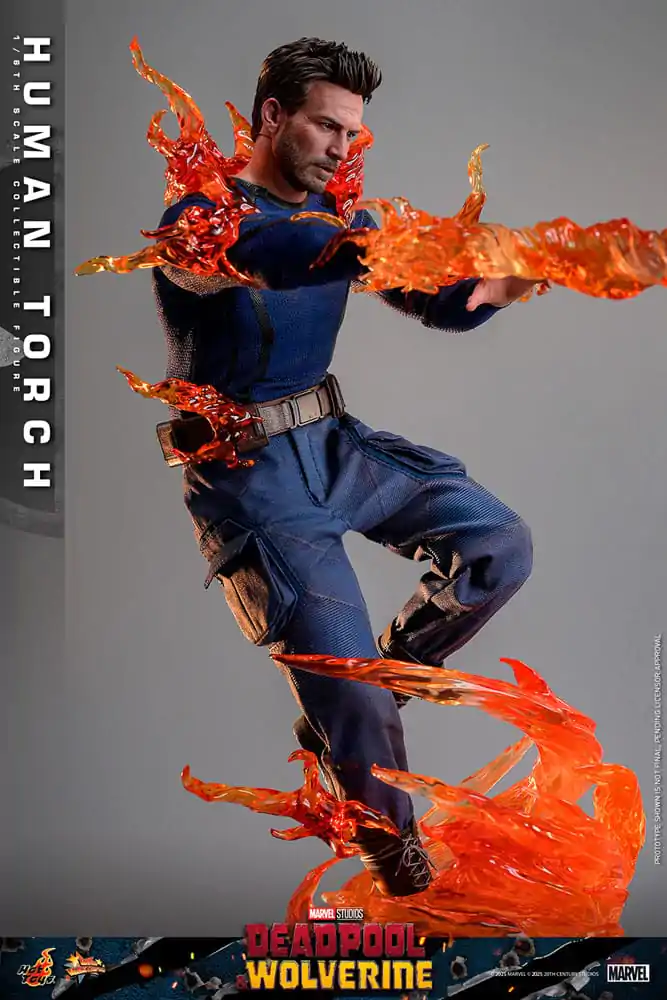 Deadpool & Wolverine Movie Masterpiece Action Figure 1/6 Human Torch 31 cm termékfotó