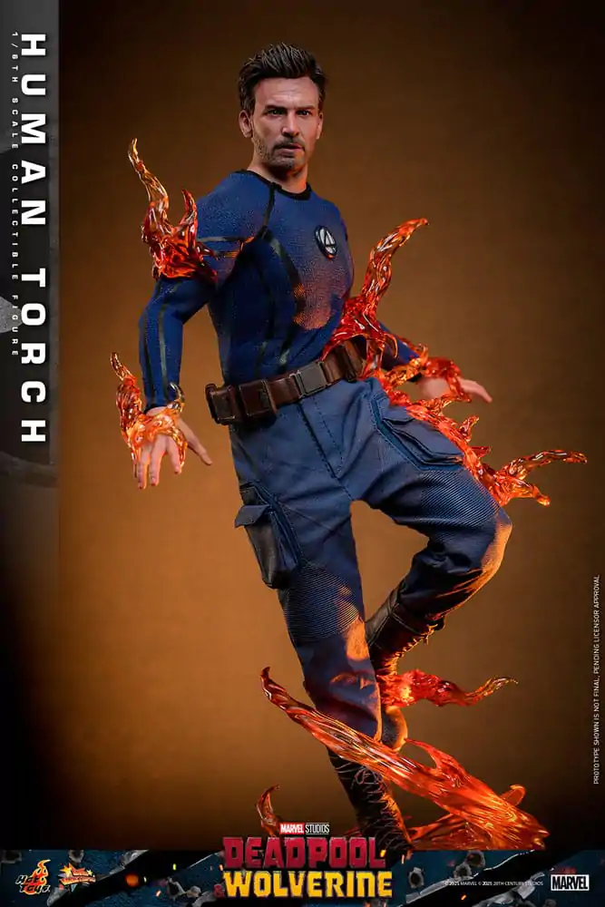 Deadpool & Wolverine Movie Masterpiece Action Figure 1/6 Human Torch 31 cm termékfotó