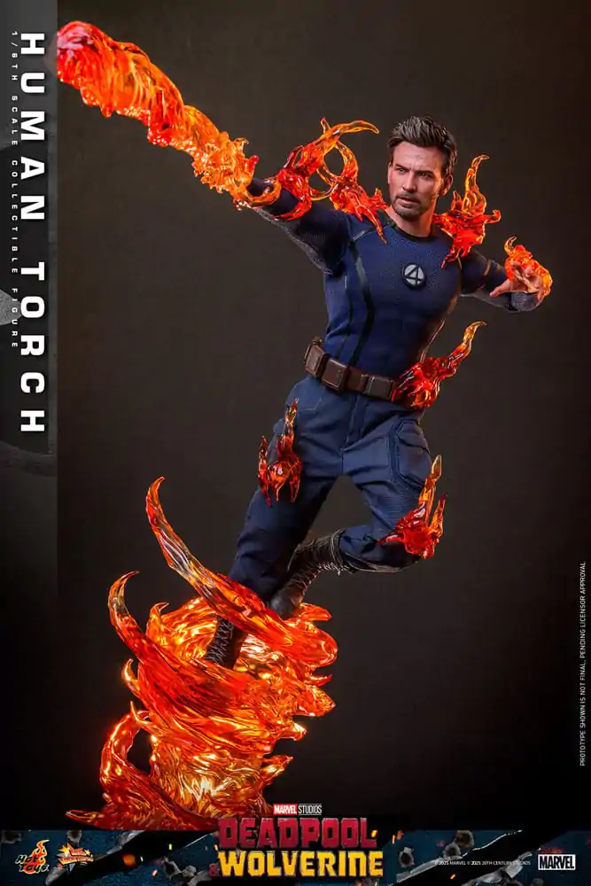 Deadpool & Wolverine Movie Masterpiece Action Figure 1/6 Human Torch 31 cm termékfotó