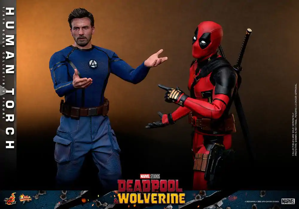 Deadpool & Wolverine Movie Masterpiece Action Figure 1/6 Human Torch 31 cm termékfotó