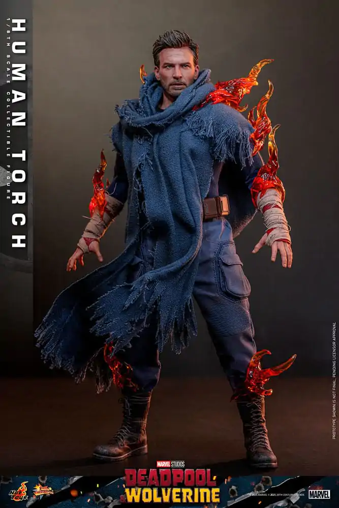 Deadpool & Wolverine Movie Masterpiece Action Figure 1/6 Human Torch 31 cm termékfotó