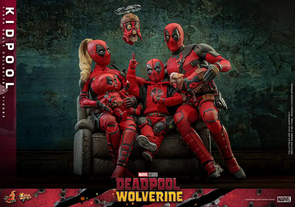 Deadpool & Wolverine Movie Masterpiece Action Figure 1/6 Kidpool 22 cm termékfotó